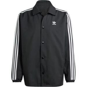 Adidas Originals Mesh Coach Jacket Black White IZ1831 Size Small